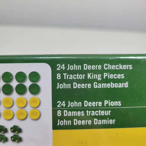 John Deere Checkers Game with Themed Board, Checkers and Tractor Kings NEW - Picture 10 of 10